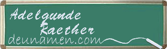 Adelgunde Raether Visitenkarte